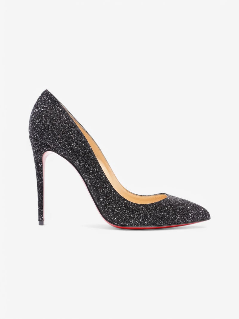 Christian Louboutin Pigalle 100 Black Glitter - Wholesale accessories from Luxe Collective Fashion, United Kingdom