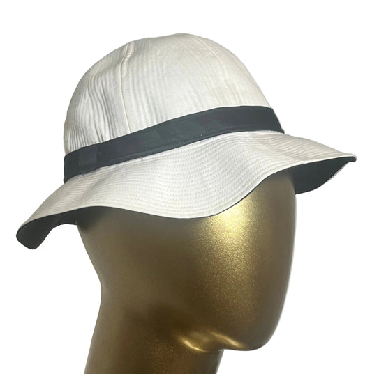 Vintage Chanel White & Black Bucket Hat France - Wholesale accessories from Luxica, United States