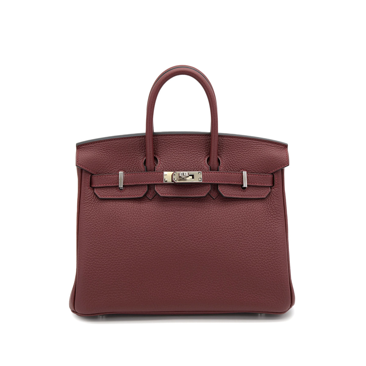 HERMES BIRKIN 25 ROUGE H TOGO HAND BAG 2024 W STAMP PALLADIUM HARDWARE - Wholesale bags from Luxury Promise, United Kingdom