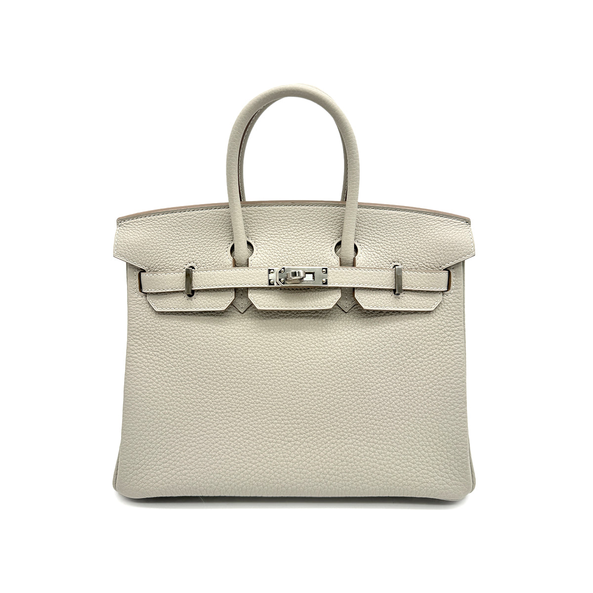 HERMES BIRKIN 25 VERSO GRIS PERLE NATA TOGO HAND BAG 2022 U STAMP PALLADIUM HARDWARE - Wholesale bags from Luxury Promise, United Kingdom