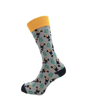 Toco Toucan Bird Patterned Socks - SMA-3014 - Wholesale accessories from Macahel, United Kingdom