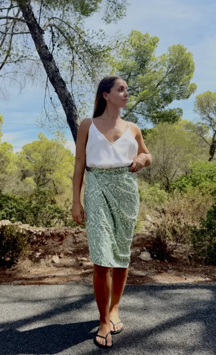 Pareo Wild Green - Wholesale boho from Makiara, Spain
