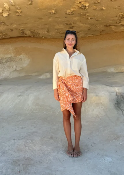 Pareo Wild Teja - Wholesale boho from Makiara, Spain