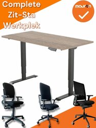 Complete Zit-Sta Werkplek - Wholesale budget from Mauron Kantoormeubelen BV, Netherlands