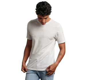 Round Neck White T Shirt - Wholesale apparel from Mega Wholesaler Hub, United States