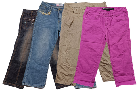 Ladies' Sorted Single Line Bales of 3/4 Pants - Wholesale boho from Mekamart Trading, Papua New Guinea