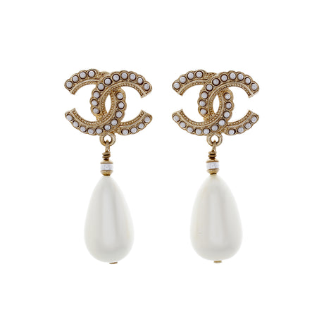 Chanel CC Pearl Drop Earrings - Wholesale accessories from Modaselle, Canada