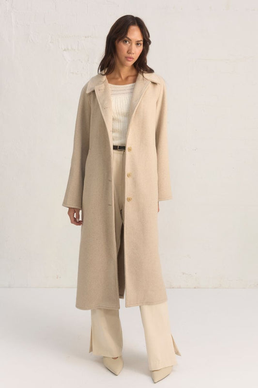 NOMA COAT - NATURAL - Wholesale casual from MØN RENN, Australia