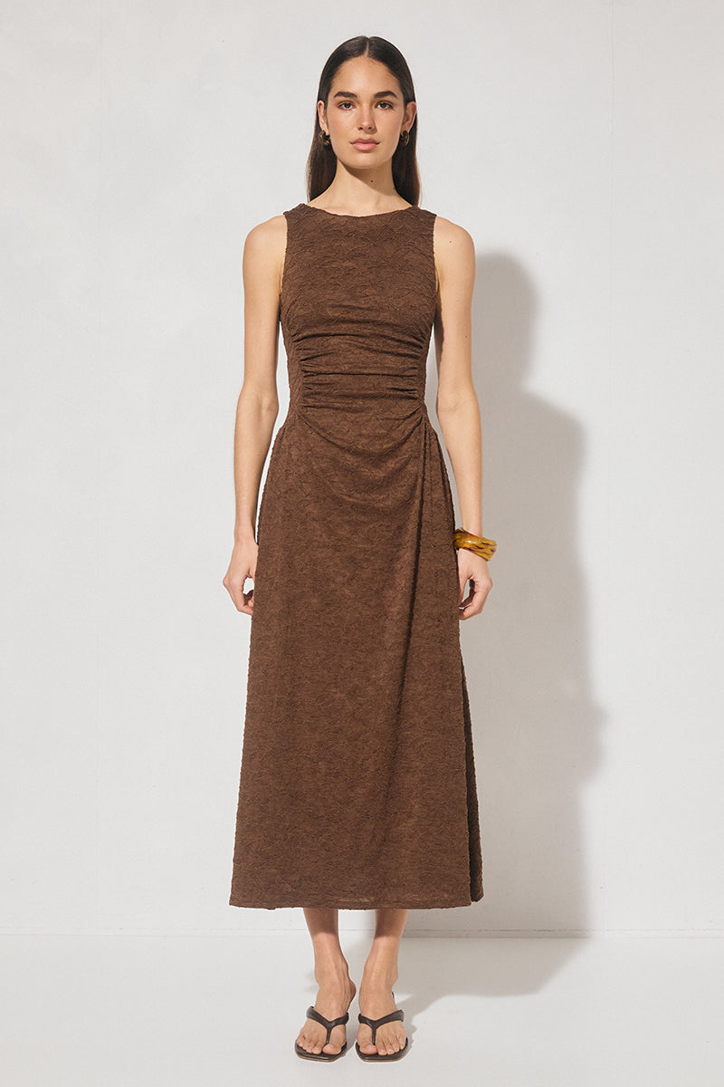 Zenyra Dress Cacao - Wholesale casual from MØN RENN, Australia