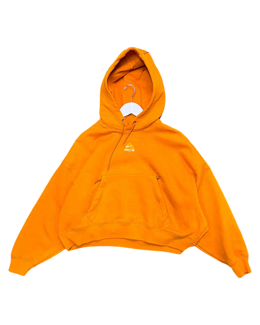Size S | Nike ACG Orange Hoodie - Wholesale casual from Mutual Muse, Australia