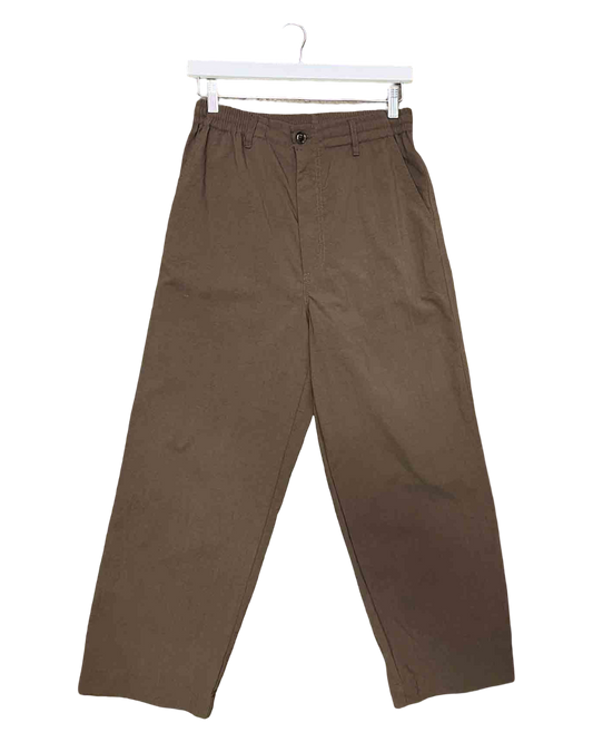 Size XS | Bassike Brown Pants - Wholesale casual from Mutual Muse, Australia