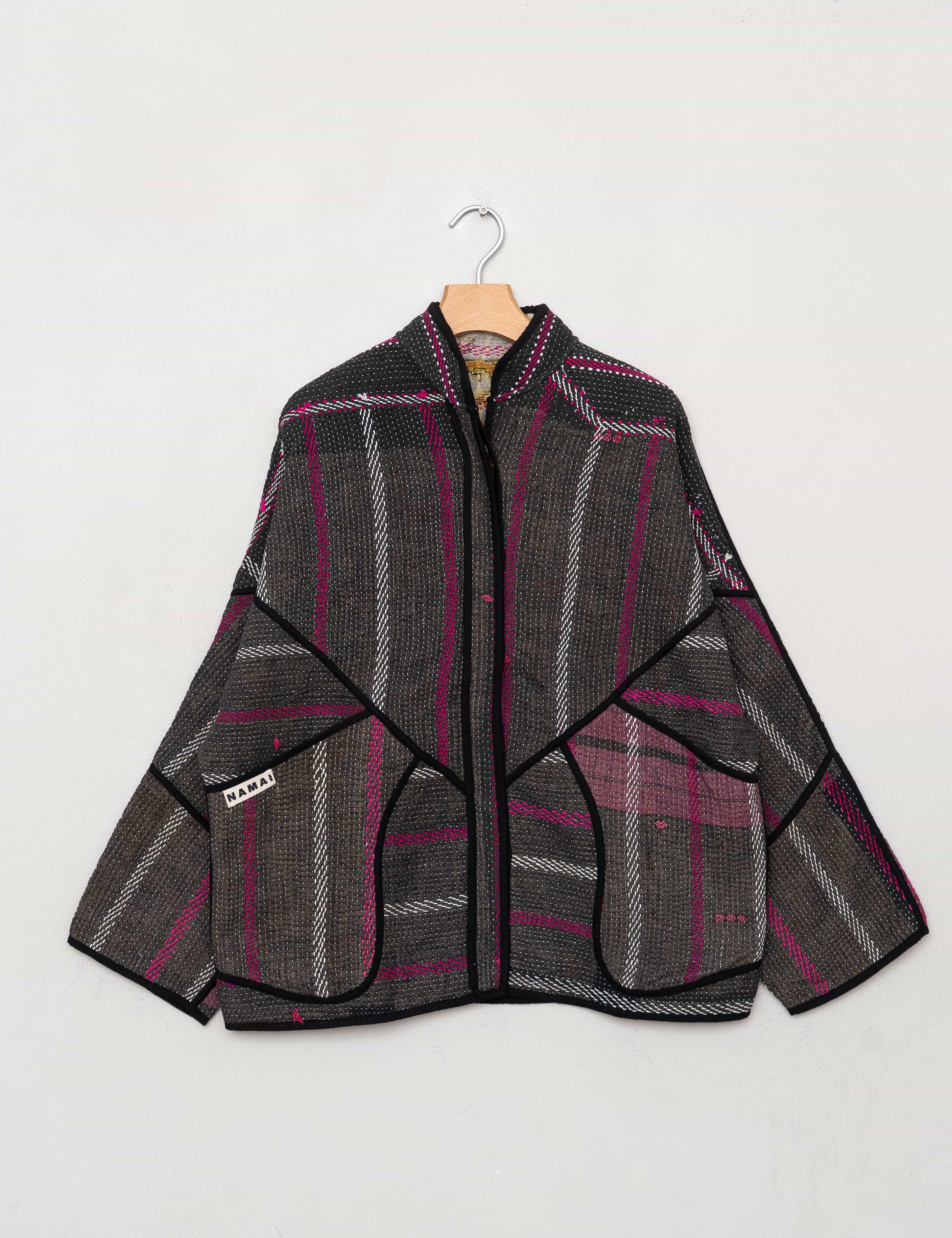 The Ladhiya Quilted Patchwork Kantha Jacket - Wholesale boho from Namai, United States