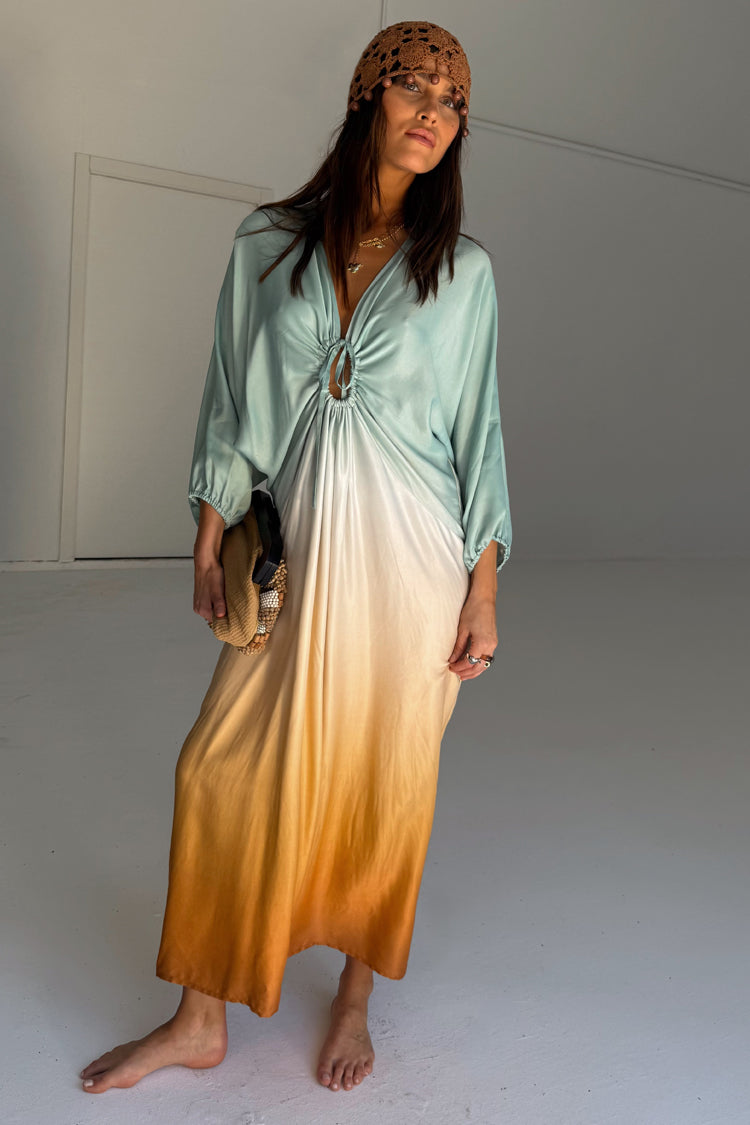 Blue Ombre Toria Dress - Wholesale budget from Never Fully Dressed, United Kingdom