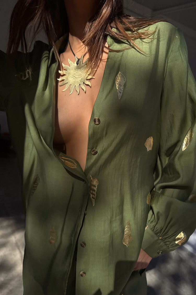 Khaki Shell Miley Shirt - Wholesale budget from Never Fully Dressed, United Kingdom