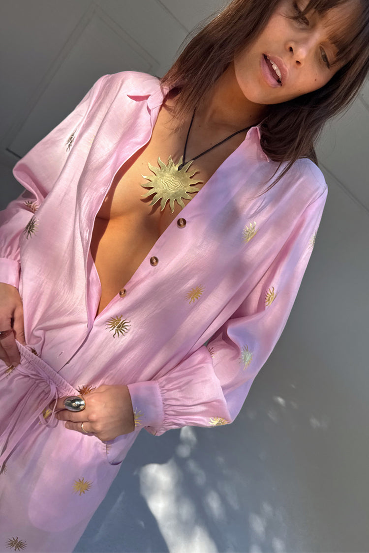 Pink Miley Shirt with Sun Foil - Wholesale budget from Never Fully Dressed, United Kingdom
