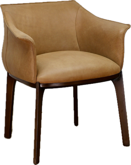 CHR673 CAMEL-TONE LEATHER CHAIR - Wholesale accessories from Nomadic Trading Co., United States