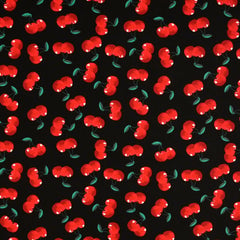 Printed Fruits Black - Wholesale boho from Nooteboom Textiles, Netherlands