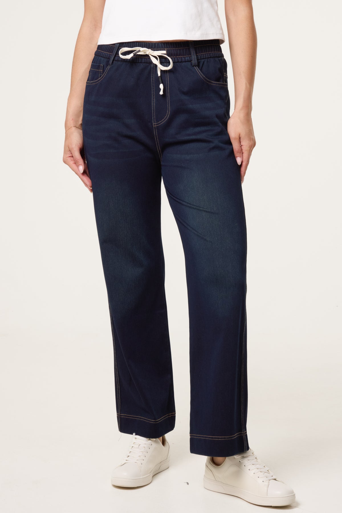 Elastic Waist Jeans - All Sizes - Wholesale boutique from Nova of London, United Kingdom