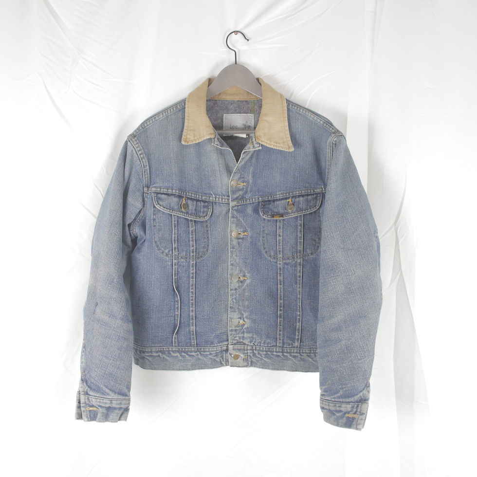 90’s Lee Blanket Lined Denim Jacket - M - Wholesale 80s from Offsuited Vintage, Canada