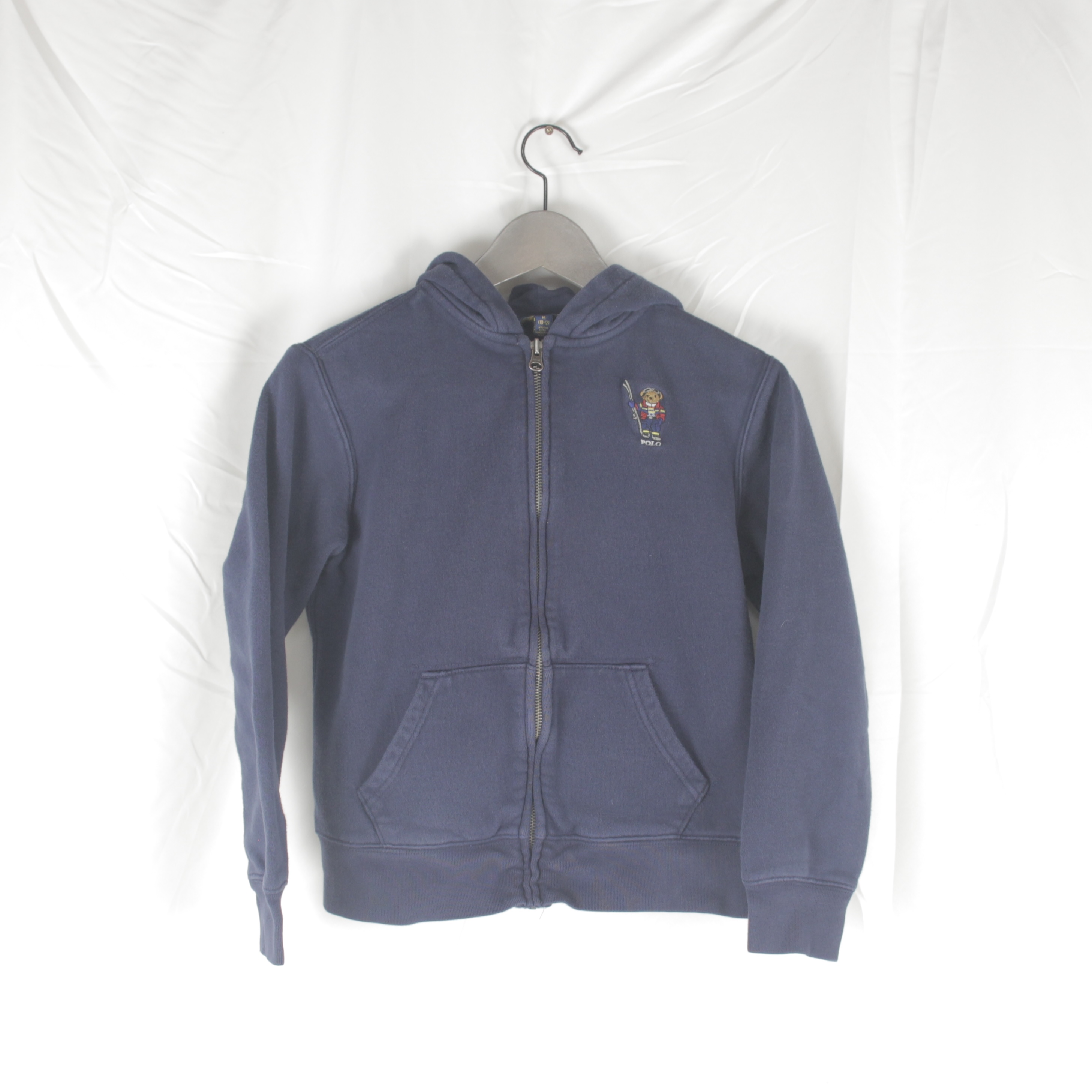 Kids Polo Ralph Lauren Polo Bear Zip Hoodie - 10-12 - Wholesale boho from Offsuited Vintage, United States