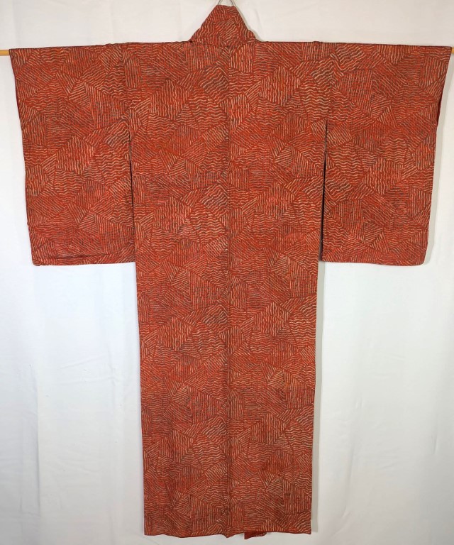 Blood Orange & Grey Kimono - Wholesale boho from Ohio Kimono, United States