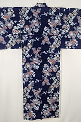 Dark Blue & White Kimono - Wholesale boho from Ohio Kimono, United States