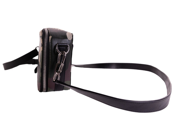 Burberry Olive Green Camo Tan Brown Sutton Crossbody - Wholesale accessories from On Que Style, United States