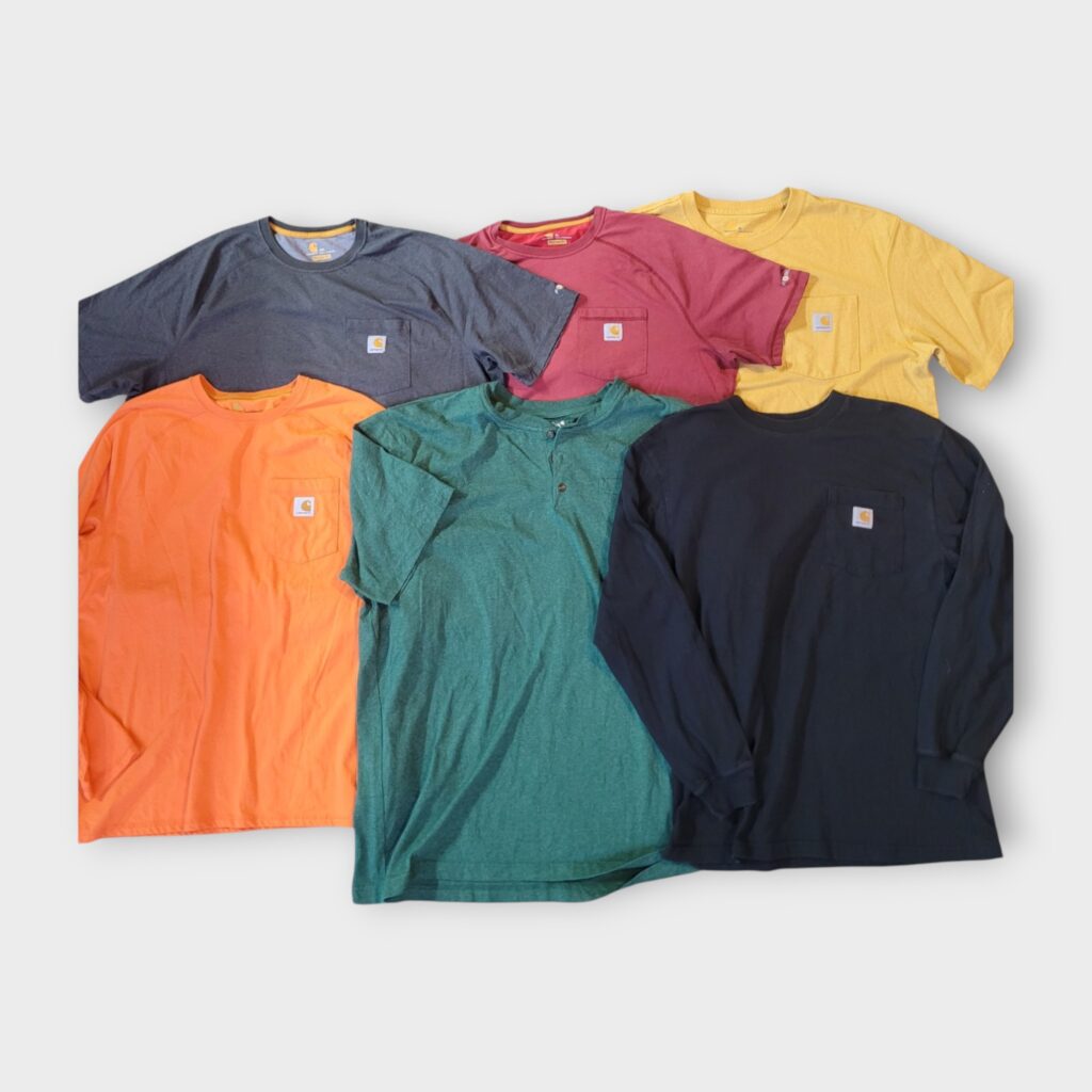 Carhartt T-shirts lange mouw en korte mouw - Wholesale accessories from ONEvintage Wholesale, Netherlands
