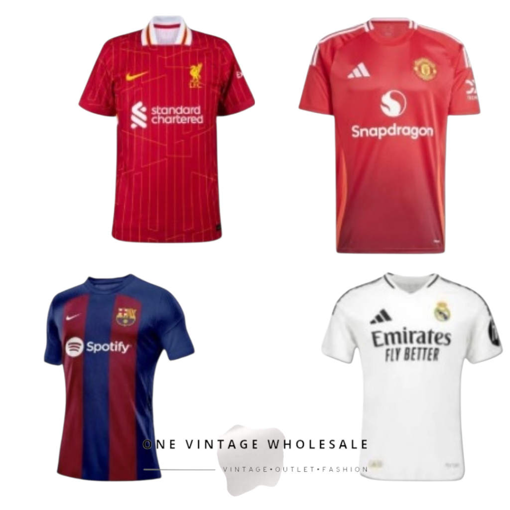 Vintage en tweedehands Football shirts - Wholesale accessories from ONEvintage Wholesale, Netherlands