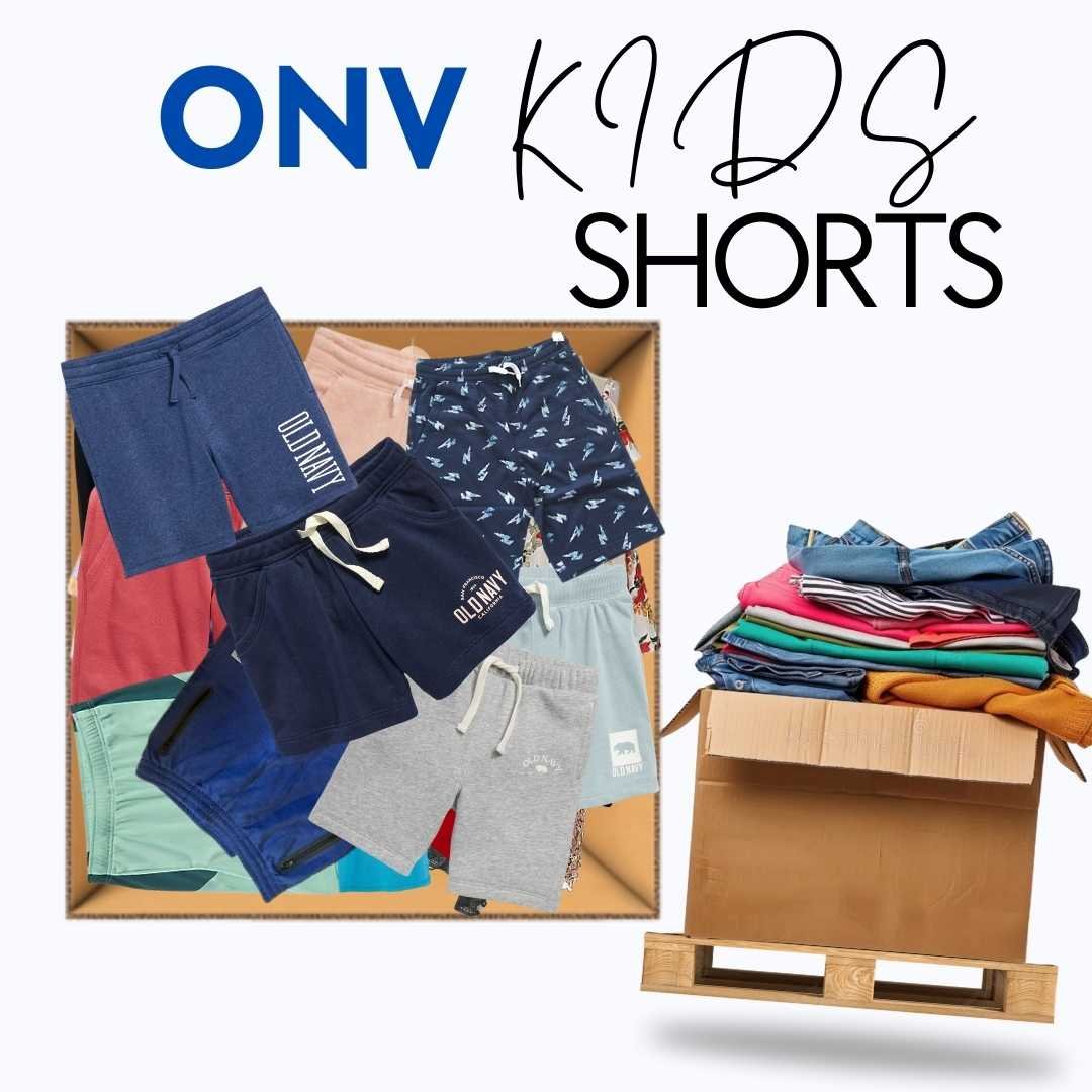 Bulk Lot of Kids' Mixed Shorts - Wholesale accessories from Orotex Liquidation, United States