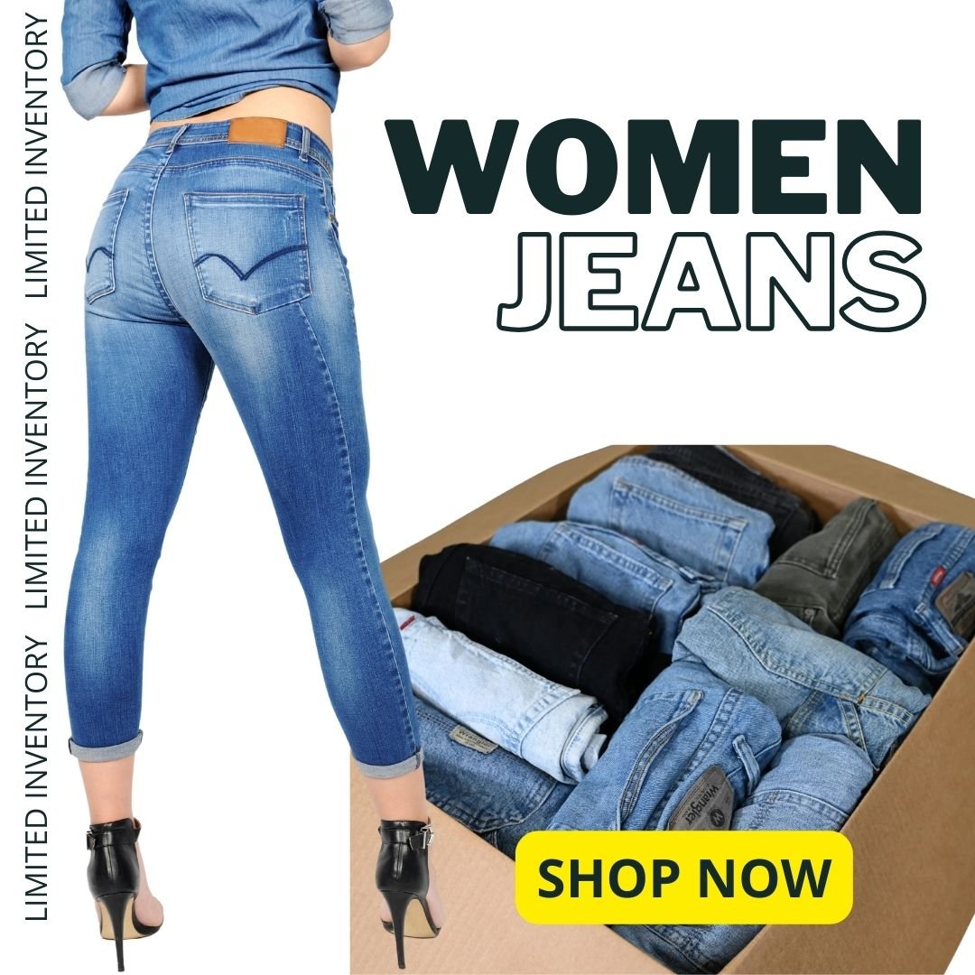Women's Blue Jeans Truckload - Wholesale accessories from Orotex Liquidation, United States