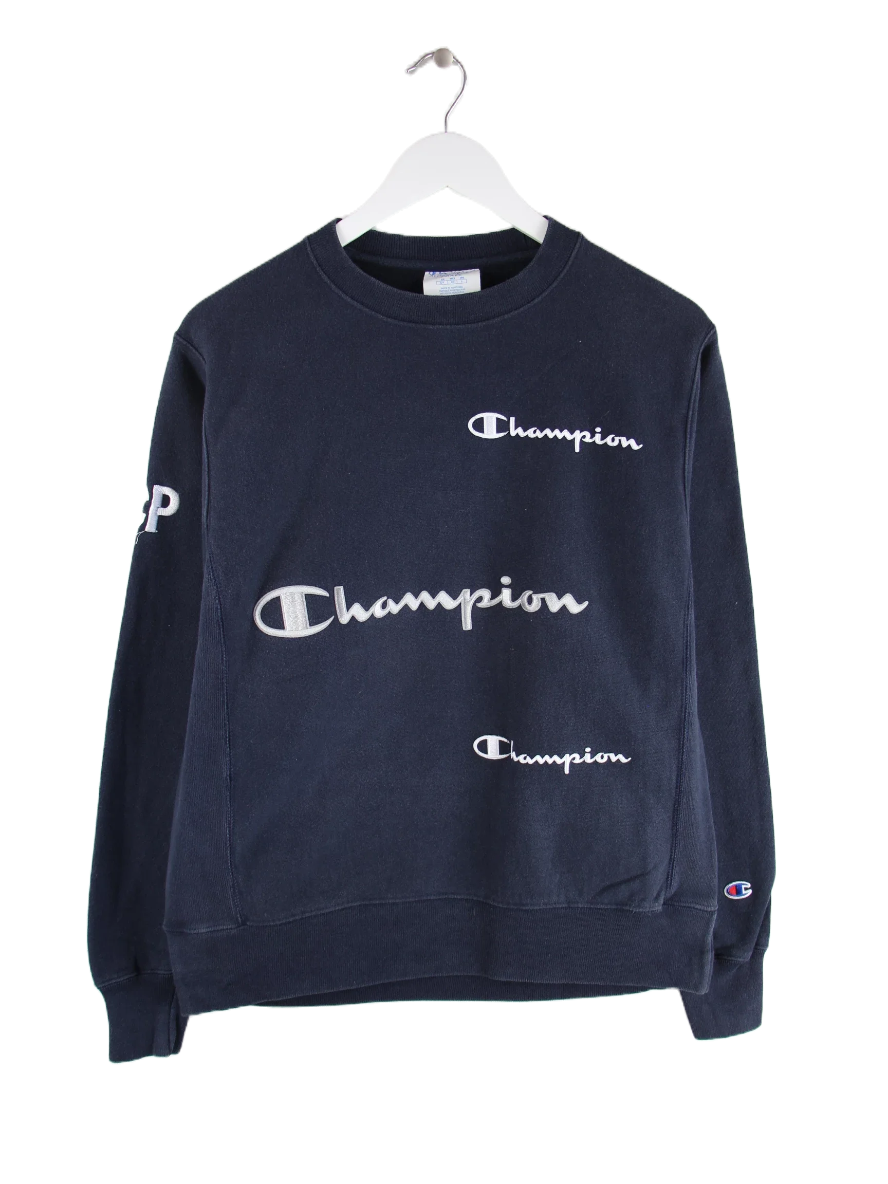 Umbro 00s Logo Stick Damen Sweater Blau XS - Wholesale 80s from Peeces, Germany