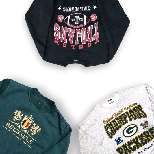 Box - Sweat vintage USA - Wholesale eclectic from Place Wholesale, France