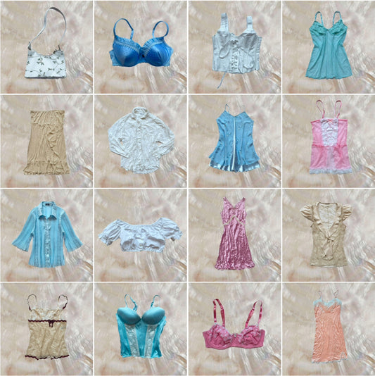 DREAMY COQUETTE Y2K BUNDLE x50 PCS - Wholesale boho from Plis Wholesale, Poland