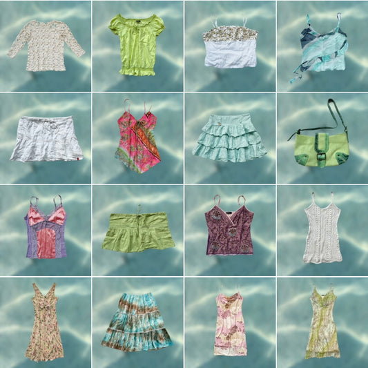 Y2K EURO SUMMER BUNDLE x40 PCS - Wholesale boho from Plis Wholesale, Poland