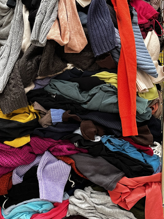 Charity Superstore 20-Pack Wholesale Preloved Jumpers - For Resale - Wholesale boho from Preworn Wholesale, United Kingdom