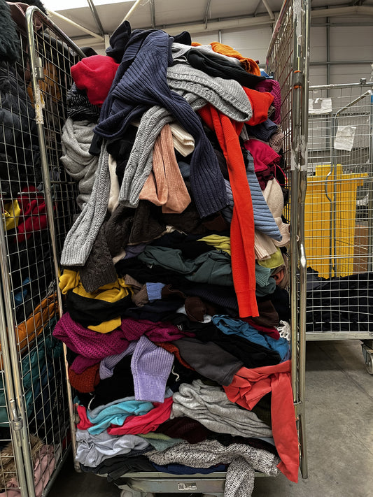 Ex Charity Shop 20-Pack Wholesale Preloved Jumpers - For Resale - Wholesale boho from Preworn Wholesale, United Kingdom