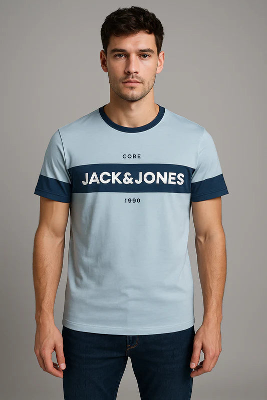 JACK & JONES Men's T-Shirts (5 Pack) - Wholesale budget from Preworn Wholesale, United Kingdom