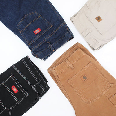 Vintage Carhartt & Dickies Pants Grade A 10KG Box - Wholesale accessories from Rag King Vintage Wholesale, Australia