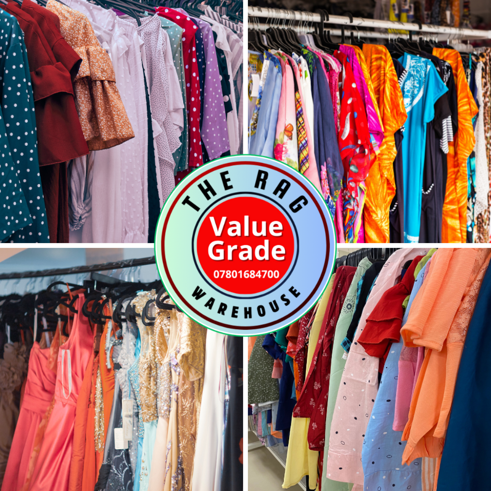 25KG Used Women's Dress Mix - Wholesale budget from Rag Warehouse, United Kingdom