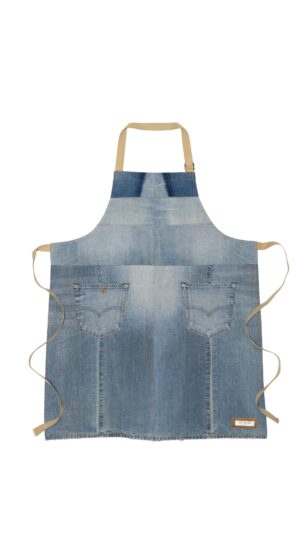Mid Grey Apron - Wholesale casual from RE-RUNN, United Kingdom