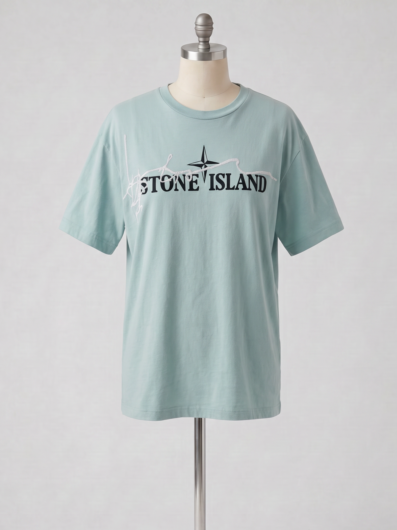 Stone Island Blue Cotton T-Shirt - Wholesale accessories from Realove, Canada
