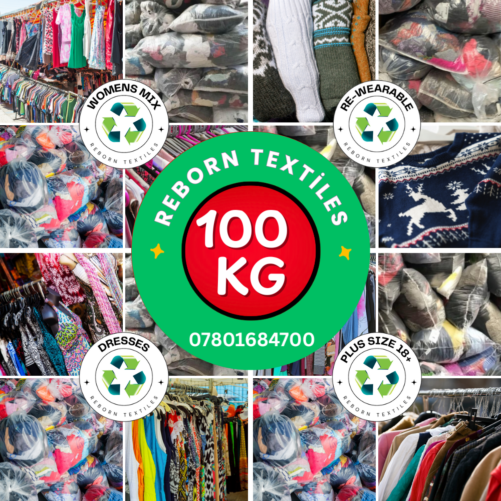 100Kg Women's Wholesale Used Pro-Reseller Parcel - Wholesale kids from Reborn Textiles, United Kingdom
