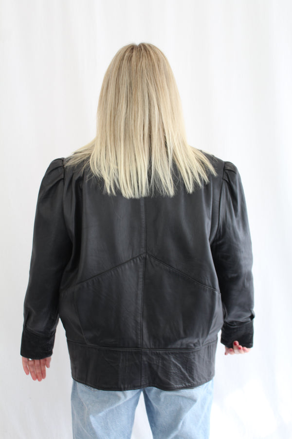Vera Pelle - Vintage Leather Jacket - Wholesale boutique from Recycle Boutique, New Zealand