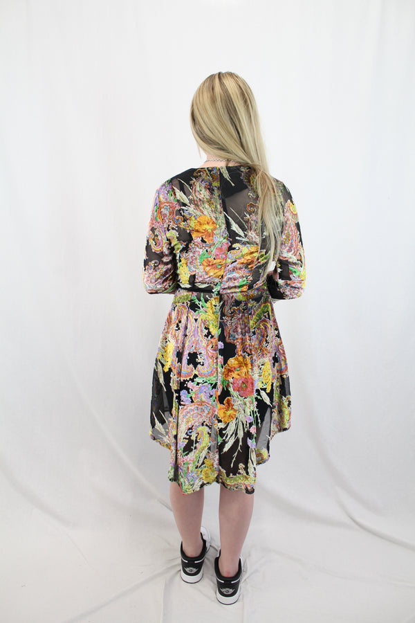World - Velvet Mini Dress - Wholesale accessories from Recycle Boutique, New Zealand