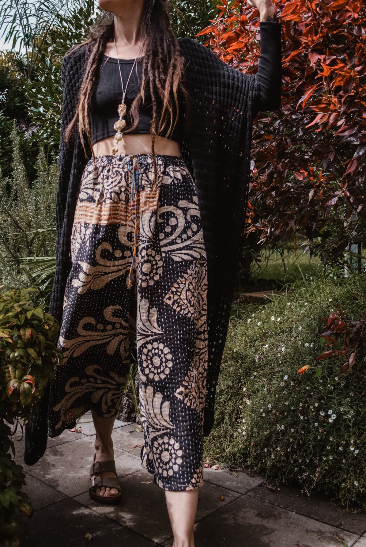 Cropped Kantha Pants - Wholesale accessories from Renew Bohemian Pty Ltd, Australia