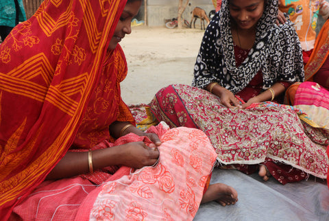 Kantha Stitching India - Wholesale boho from Renew Vintage, Australia