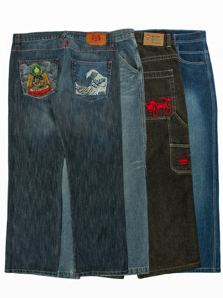 Vintage Hip Hop Jeans - Wholesale casual from Repeat Vintage Wholesale, United Kingdom