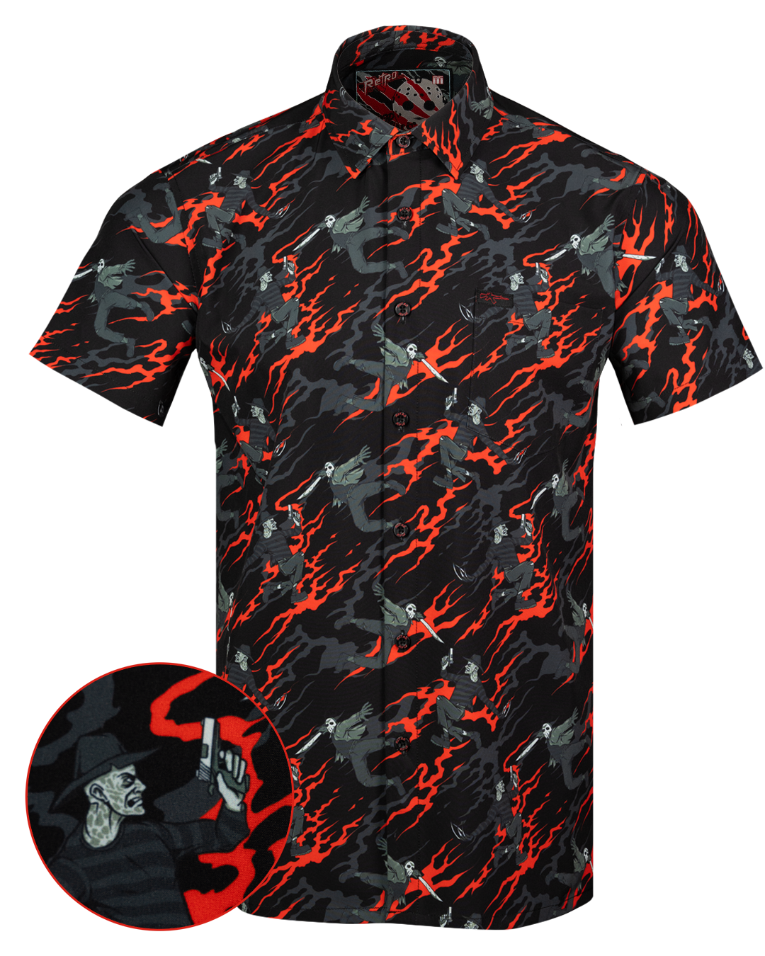 Blood Rivals Button Down - Wholesale accessories from Retro Rifle, United States