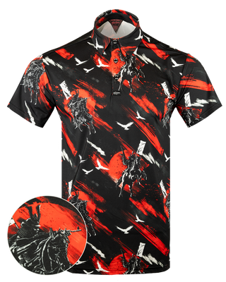 Samurai Scroll Polo - Wholesale boho from Retro Rifle, United States